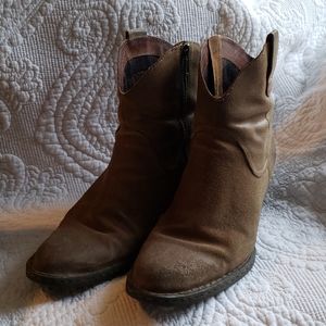 Born Distressed Suede Booties